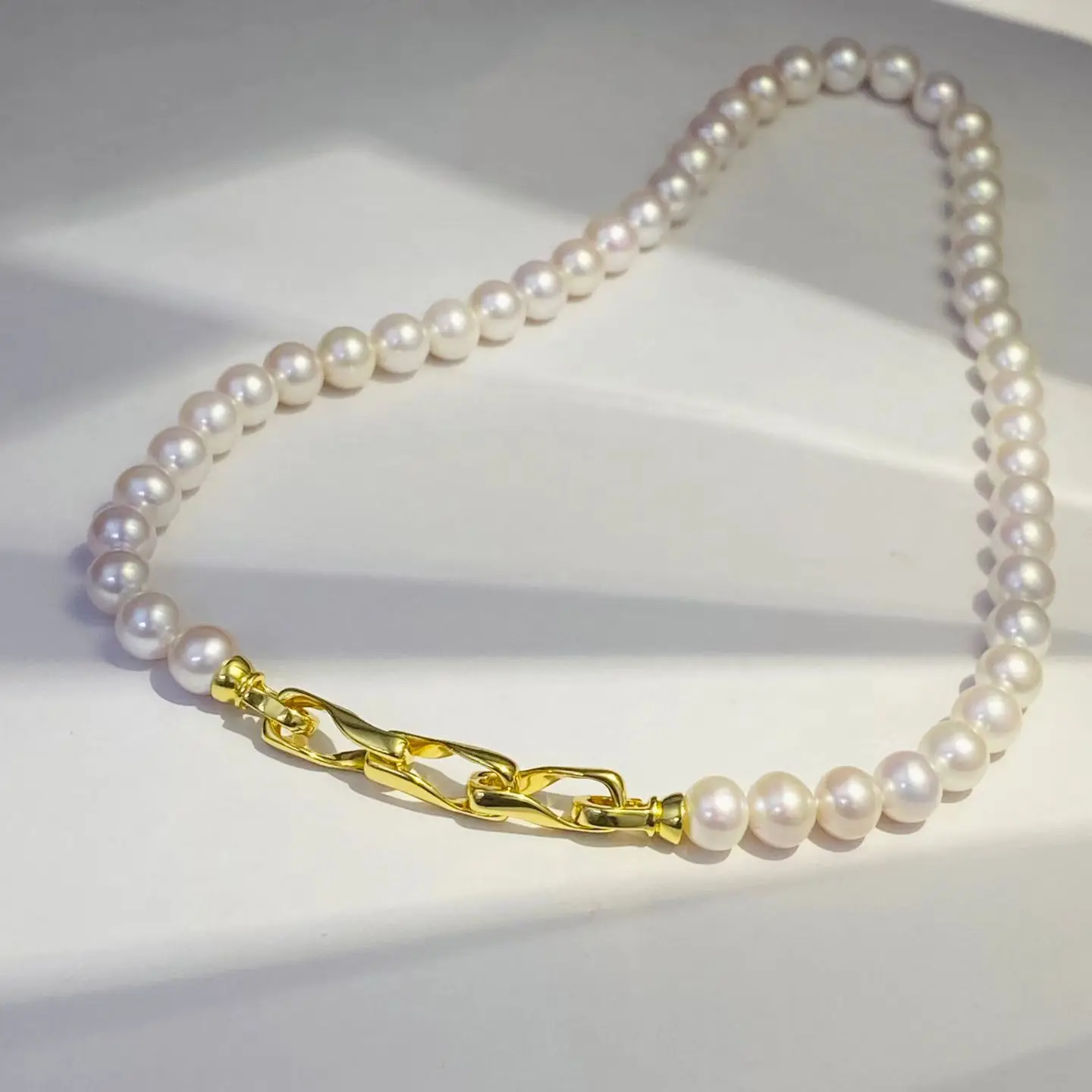 Fashion Hot DIY Nice Quality S925 Sterling Silver Clasp Necklace Bracelet Clasp Hook for 8-12mm Size Pearls