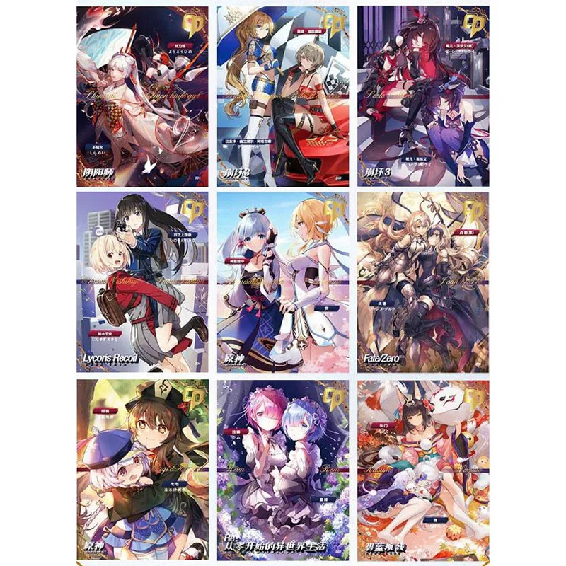 

Anime Goddess Story Rare CP Flash Card Shiranui Joan of Arc Kamisato Ayaka Collection Toy Solitaire Christmas Birthday Present