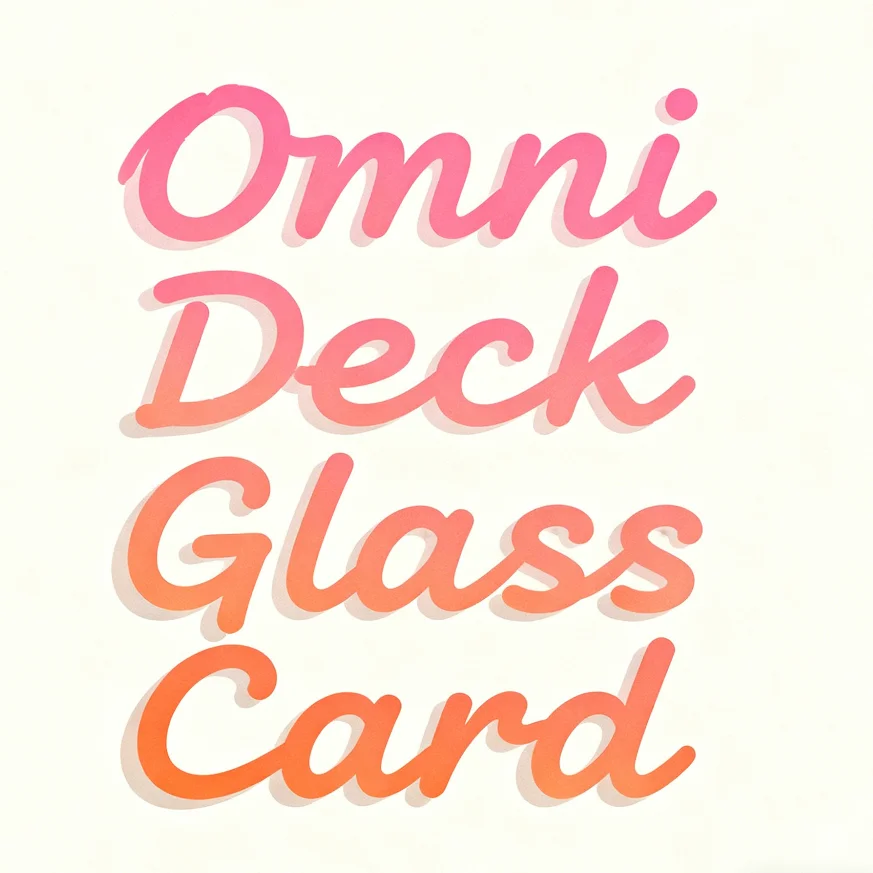 

Omni Deck Glass Card,Deck Ice Bound,Card Magic Tricks,Illusion,Accessories Magia Toys Classic Magie For Professional Magicians