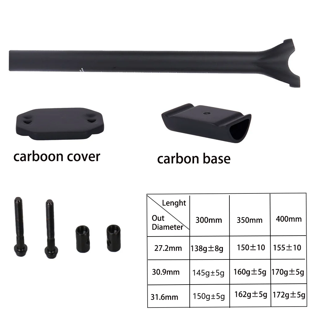 ELITAONE Faser Carbon Fahrrad Sattelstütze MTB/Rennrad Sattelstütze UD Matt 27,2/30,9/31,6mm Fahrrad Teile – Detail 4