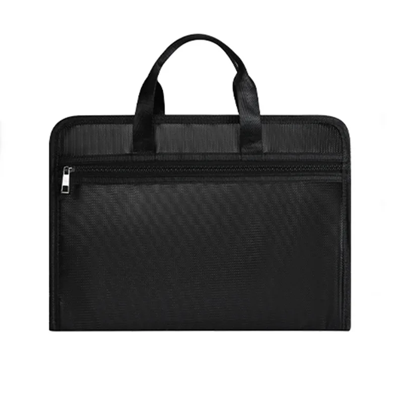 Borsa per documenti ignifuga con pacchetto organo Valigetta per banconote ignifuga da 12 tasche di grande capacità per uomo e donna