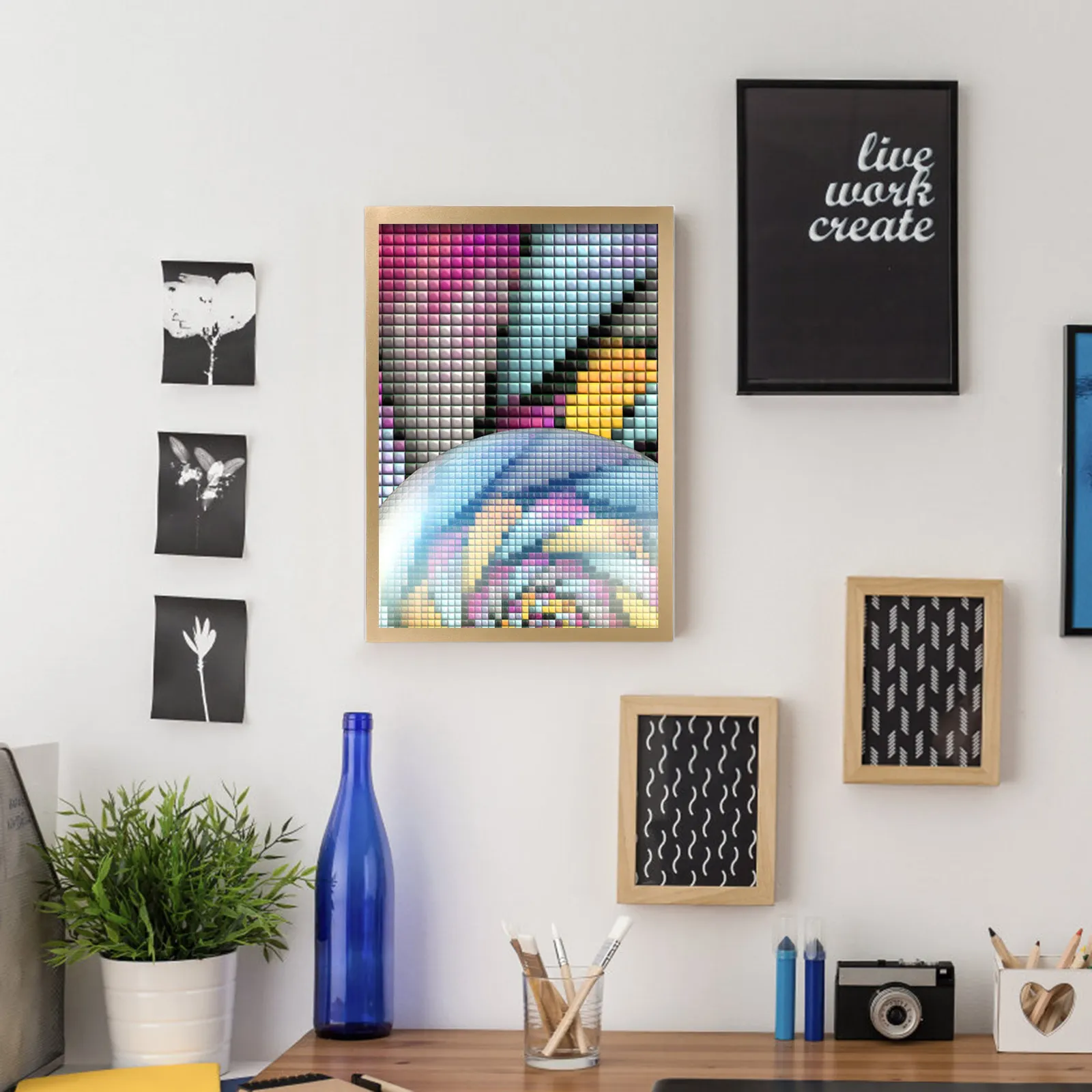 

2 комплекта магнитных фоторамок: самоклеящиеся пластиковые рамки для картин, сертификатов, расписаний, бизнес-лицензий