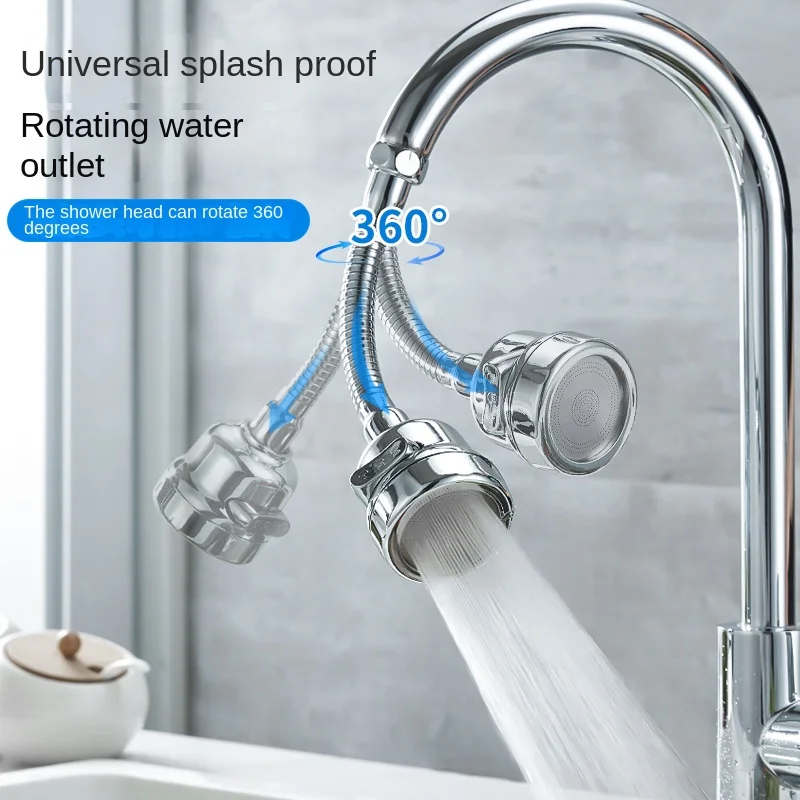 Faucet Sprayer Faucet Aerator 360° Rotating Sink Sprayer Adjustable Kitchen Sink Tap Head Water Saving Accessories Extend Nozzle