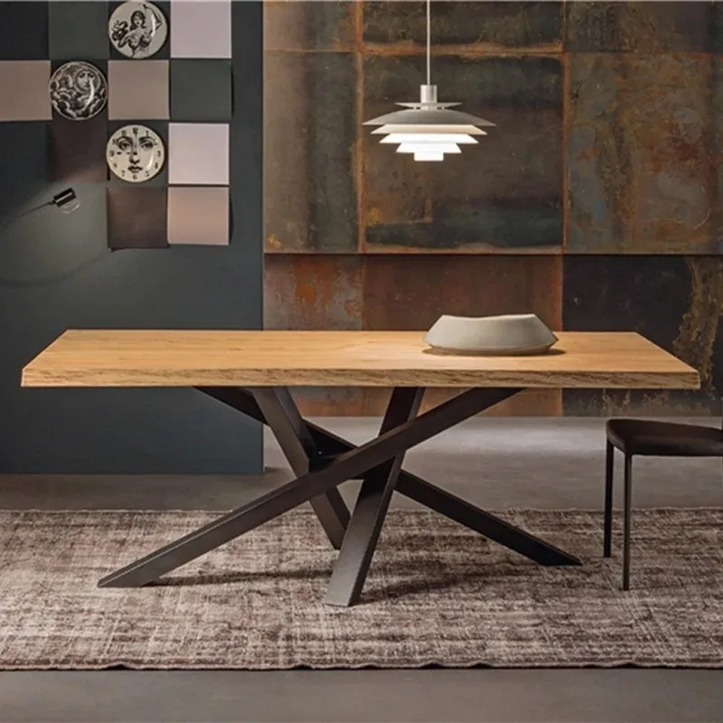 Nordic solid wood manager desk, living room study single desk, small apartment light luxury solid wood