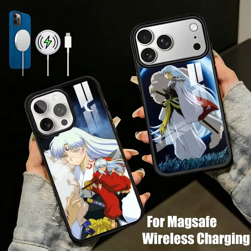 Half-Demon Hero I-InuyashaS Phone Case For iPhone17,16,15,14,13 Plus,Pro Max Magnetic For Magsafe Wireless Charging