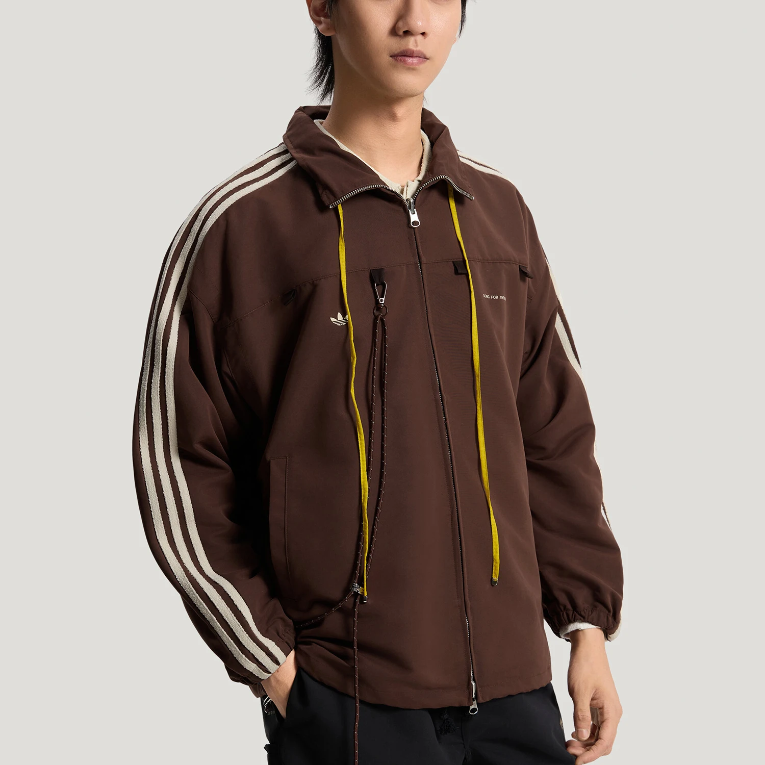 Adidas genuine clover men's and women's trendy woven sports jacket KS1339
