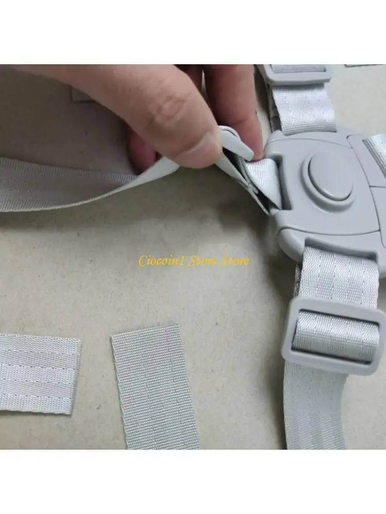 A3PC 5 Point Adjustable Baby Safety Harness for High Chairs Strollers & Seats