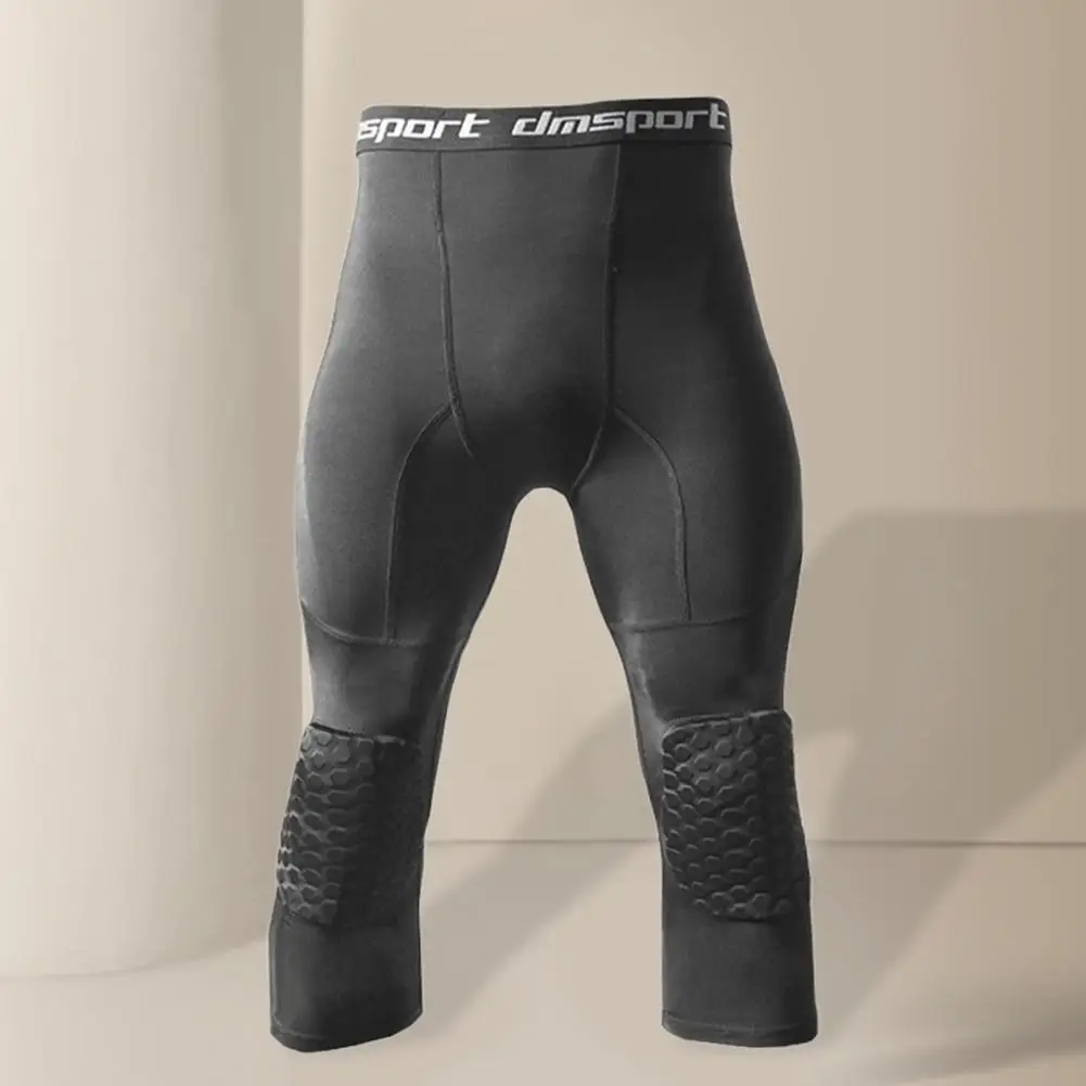 Workout-legging Handige 3/4 compressiebroek voor jongens Ademende compressiebroek