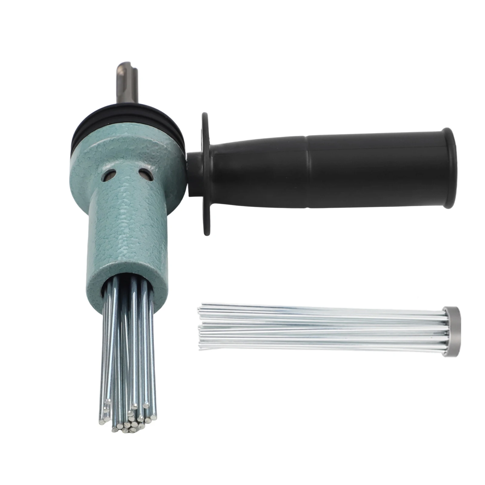 Masonry Cleaning Tool Needle Scaler 18 Needle Design Hardened Steel Construction Multi-surface Cleaning Tool Random