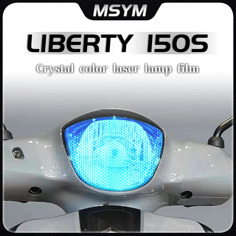 

For Piaggio Liberty150S LIBERTY 150S Headlight film transparent protective film honeycomb laser light film accessories