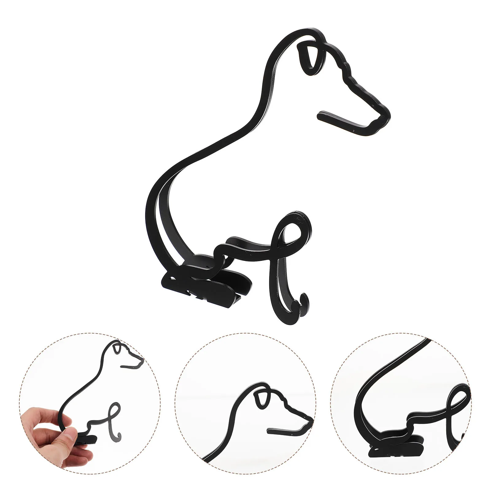 

Metal Dog Iron Sculpture Desktop Decor For Home Office Tabletop Vintage Style Dog Statue Ornament Small Figurines