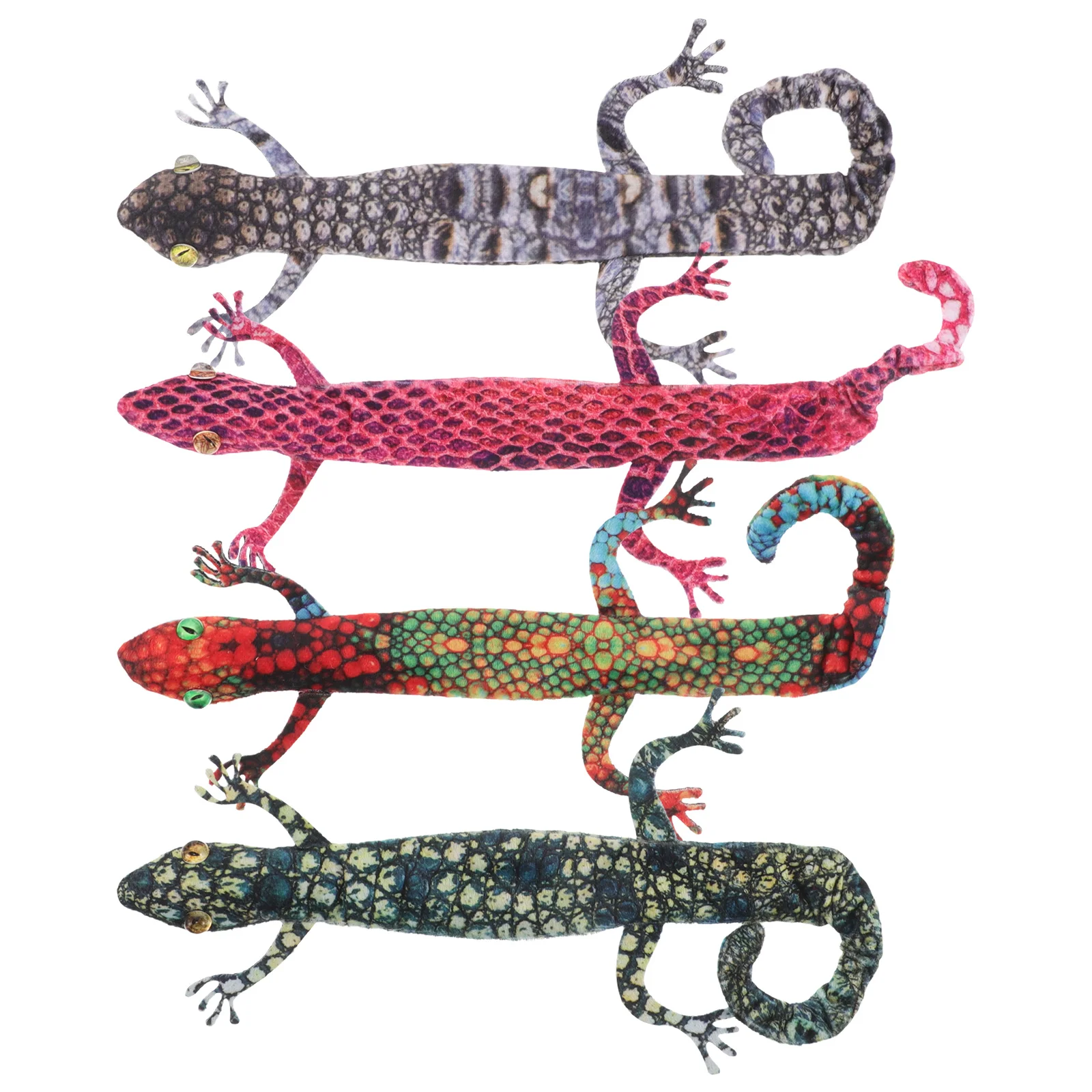 

4 Pcs Party Ring Bracelets Easter Snap Animal Wristband Favor Metal Slap for Kids