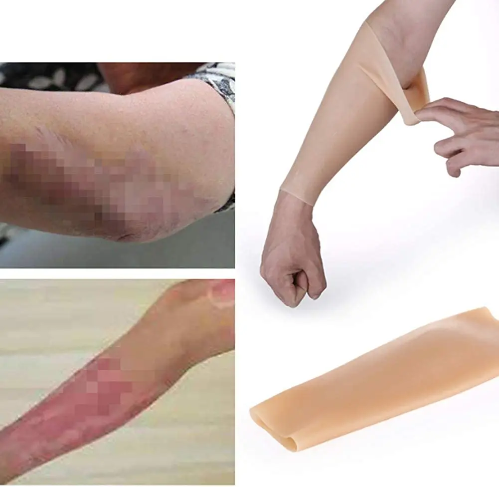 Realistic Onlays Silicone Leg Enhance Fake Calf Pads Arms Shaper Leg Correctors for Crooked or Thin Legs Covering Scars