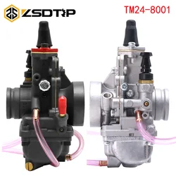 ZSDTRP Mikuni 24mm Flat Slide High Performance Carburetor Carb TM24-8001