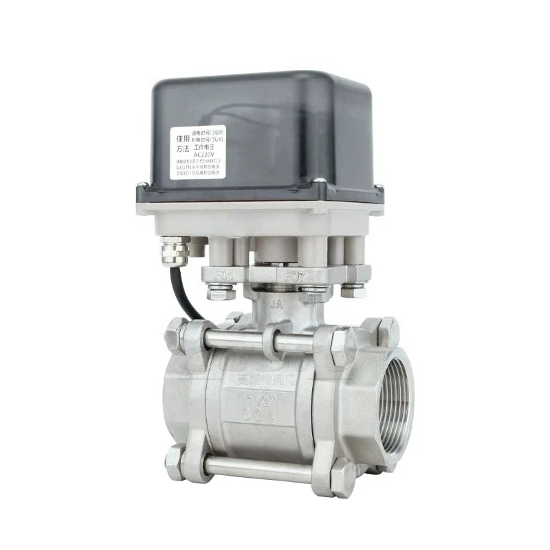 

Q911F-16P Electric Ball Valve, Stainless Steel, Three-piece Threaded Internal Thread, High Temperature Explosion-proof
