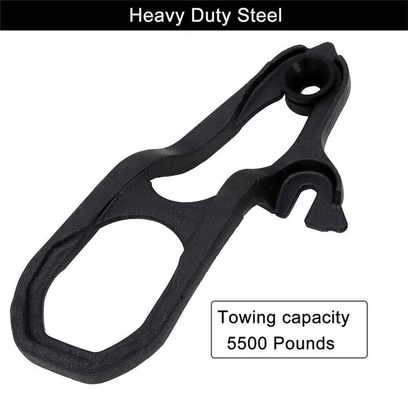 

ABNF!Car Tow Hooks 82215268 With Hardware Front Left & Right Black For Dodge Ram 1500 2019-2021