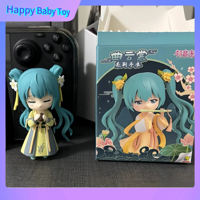 

100% натуральная GOLDLOK Hatsune Miku Qu Yunshang слепая коробка милые аниме периферийные устройства сына цветов коллекция кукол настольный орнамент игрушка