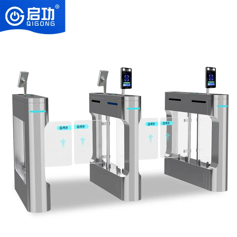 

Qigong High-Speed 304 Stainless Steel Tripod Swing Barrier Turnstile with Face Recognition & RFID for Road Access Control System