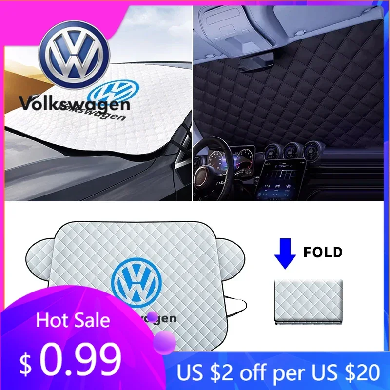 

Солнцезащитные козырьки на лобовое стекло автомобиля для VW Volkswagen Jetta MK5 Golf, очень толстая защита от снега и льда для Volkswagen VW MK5 MK6 MK7 La