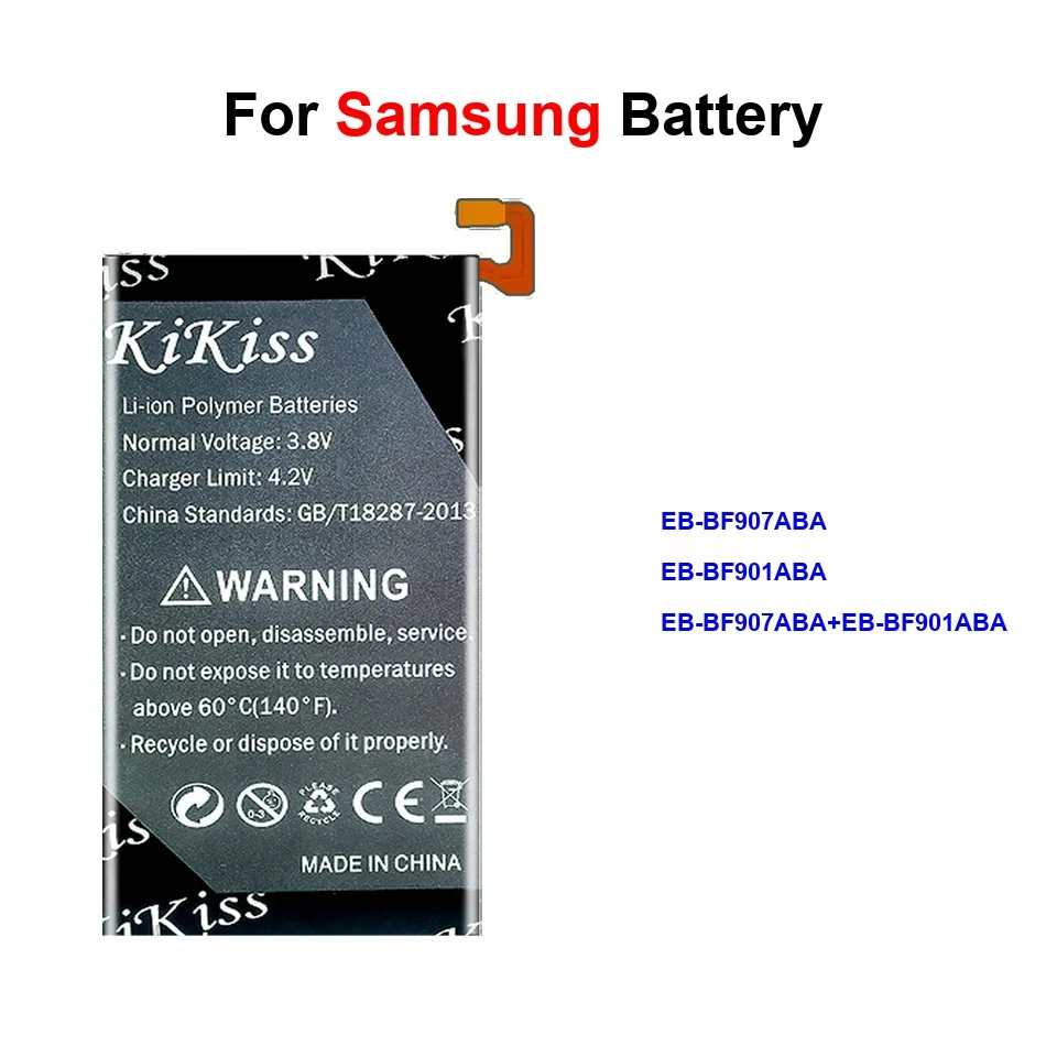 

Аккумулятор 2600 мАч EB-BF907ABA+EB-BF901ABA для Samsung Galaxy Z Fold 1 F9000 F907n W2020 2020 5G