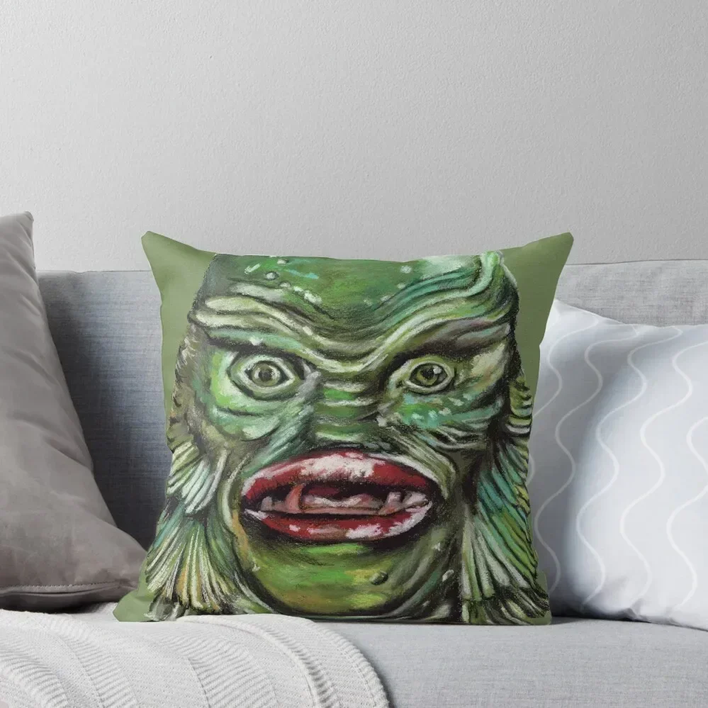 

The Creature from the Black Lagoon Throw Pillow Christmas Pillow luxury decor pillow