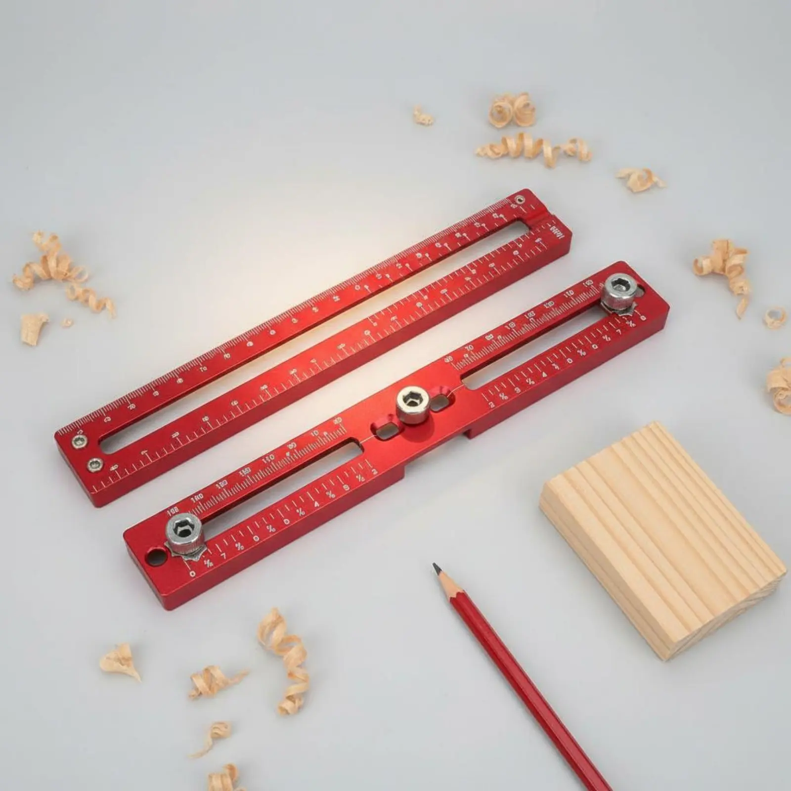 

Drawer Pull Drilling Guide Precise Measurement Adjustable Hole Locator Tool Cabinet Hardware Jig Clear Scale for DIY Hobbyists