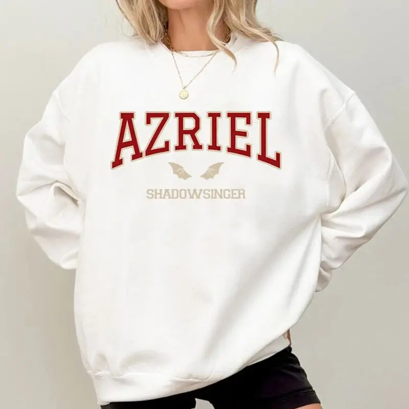 Acotar Azriel Shadowsinger Sweatshirt Bat Boys Wings Fan Club Women's Hoodie Book Reader Pullover Stretwear Womans Clothing