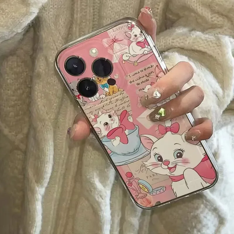 Disney Marie Cat Phone Case For OPPO Realme 15 Pro C85 Pro C75 C71 C63 C61 C65 C53 C65 C67 C53 C55 C35 5G Transparent Case - view 5