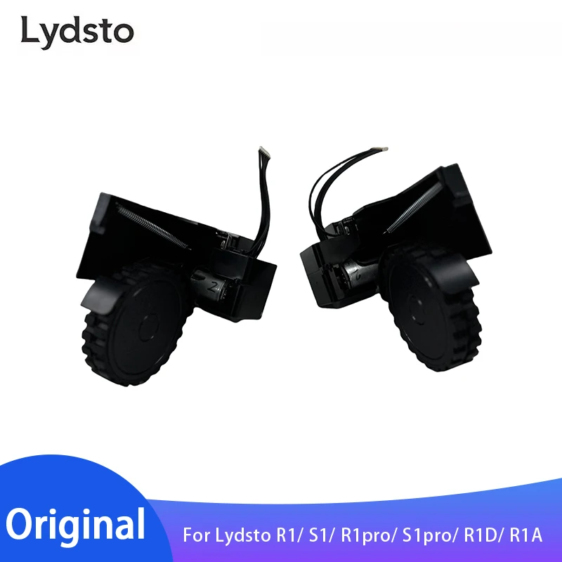 Rueda de viaje Original izquierda y derecha para Lydsto R1/ S1/ R1pro/ S1pro/ R1D/ R1A repuestos de aspiradora opcionales