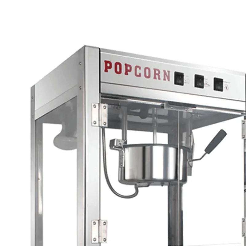 ماكينة صنع الفشار الأوتوماتيكية التجارية المصنوعة من الفولاذ المقاوم للصدأ بالهواء الساخن #5