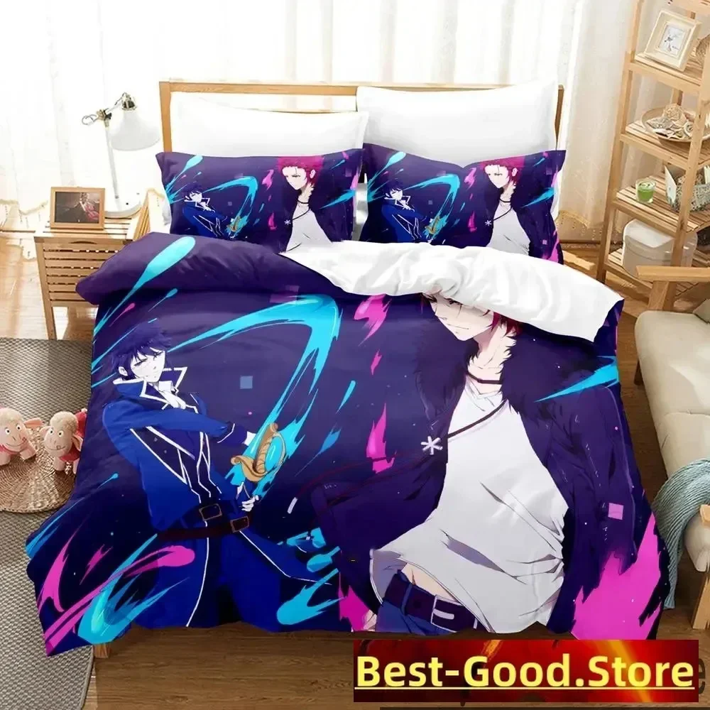 3D Anime K project Mikoto Suoh 3D Printing Comforter Bedding Set,Duvet Cover Bed Set Quilt Cover Pillowcase,King Queen Size 025