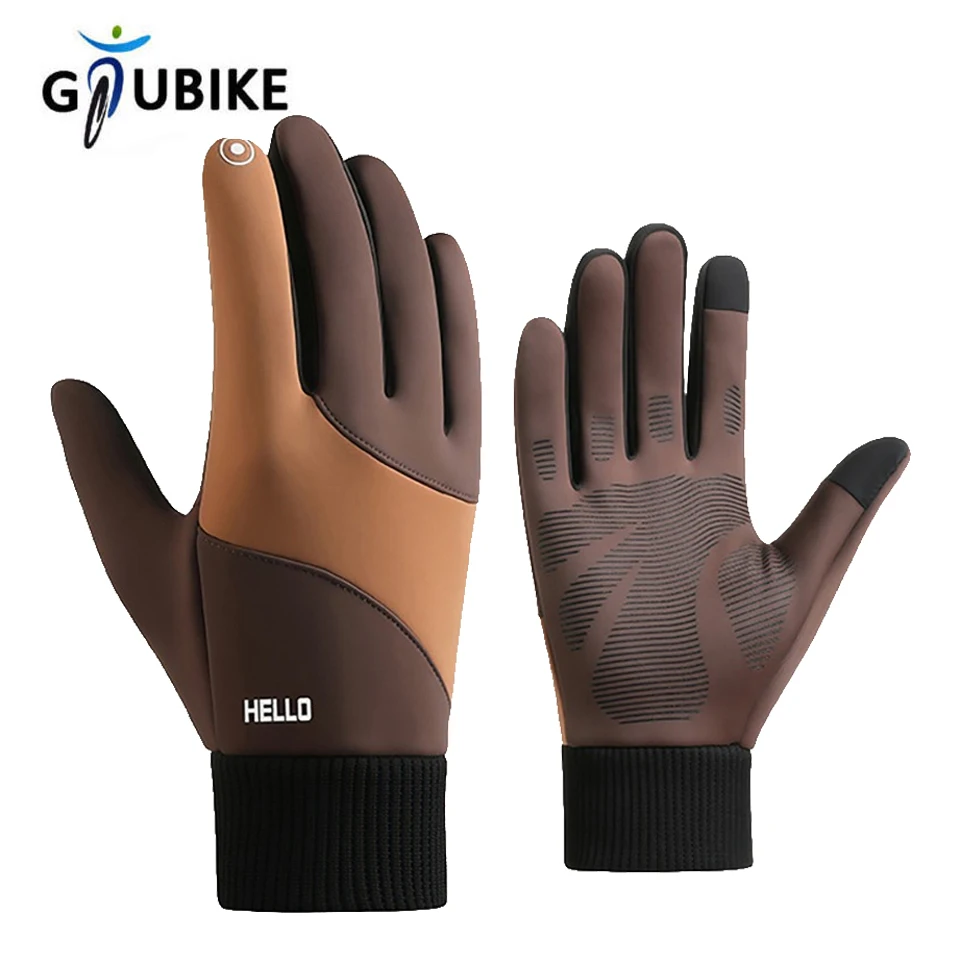 GTUBIKE Winter Warme Handschuhe Motorrad Fahrrad Männer Frauen Touchscreen Winddicht Nicht-slip Skifahren Radfahren Unisex Outdoor Sport Handschuhe