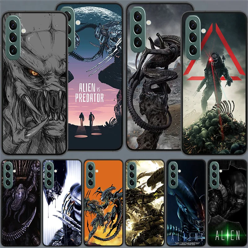 Alien vs Predator Phone Case for Samsung A54 A14 A24 A34 A17 A37 A57 A55 A35 A25 A15 A07 A05S A04S A12 A22 A32 A52S A72 Galaxy N