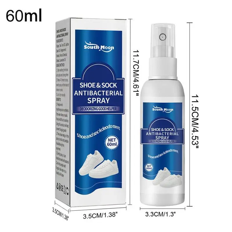 Shoe Foot Deodorizer Natural Deodorizer Spray Refreshing Foot Spray Odor Removal Sweatproof Foot Care Déodorant Perfume for Shoe