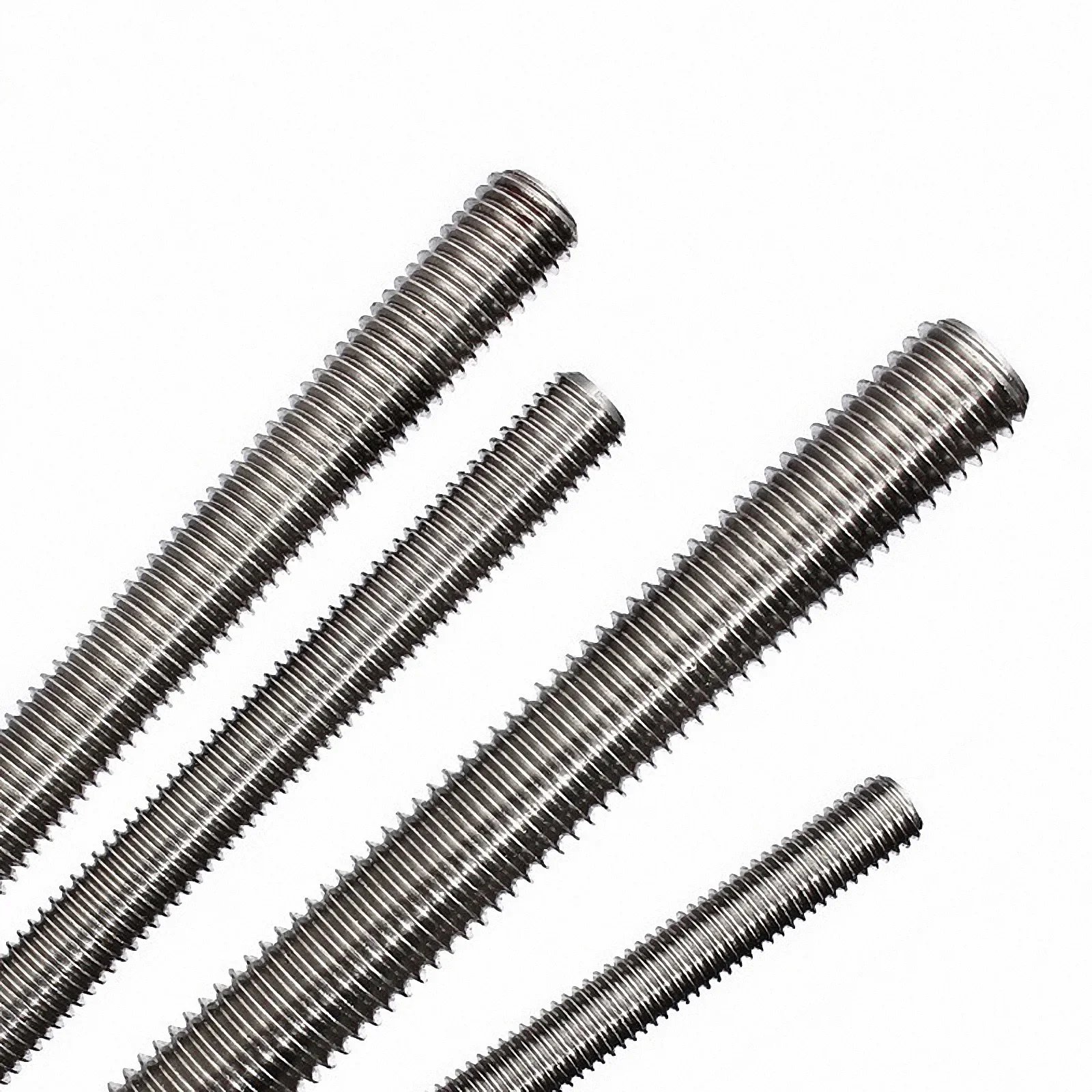 1PCS Left Hand Thread Full-Thread Bar Threaded Rod Studding Screw 304 Stainless Steel M4 M5 M6 M8 M10 M12 M14 - M24 Length 250mm