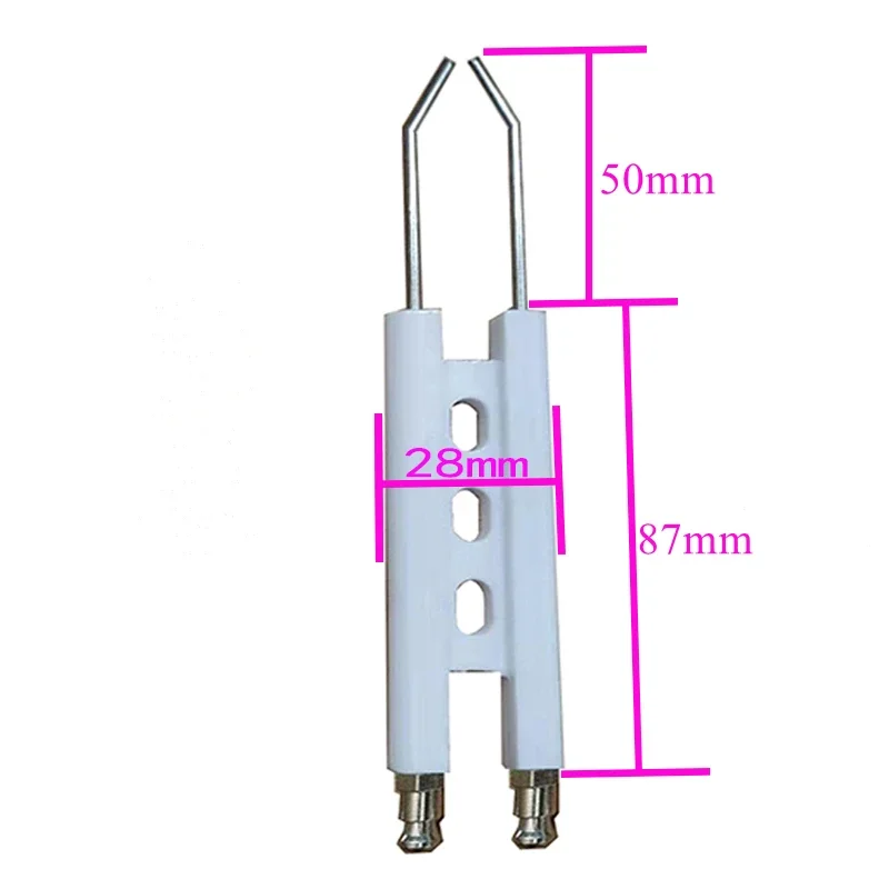 H Type Ignition Electrodes for Oil Burner BT10  Ceramic Electrode  Ceramic Ignition Double Pin