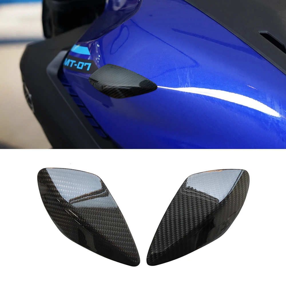 Motorrad Kohlefaser Sturzschutz Tankabdeckung für Yamaha MT-07 MT07 2025-2026