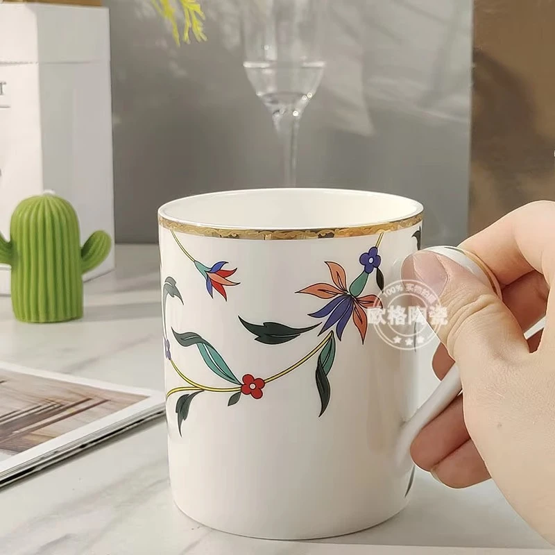 السيراميك العظام الصين أدوات المائدة أكواب الصحون الأطباق ملاعق أطباق إبريق الشاي مثالية لشاي بعد الظهر ضيف تقديم الوجبات المنزلية و #3