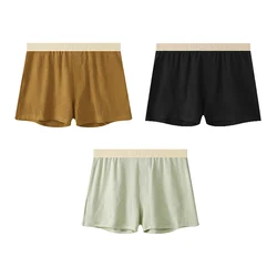3PCS 100% Cotton Man Pajama Pants Breathable Sleepwear 3XL Plus Size Boxers&Briefs Fashion Solid High Elastic Mid-rise Underwear