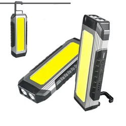 Super Bright LED Working Repair Light Mini Handheld Lamp Portable COB Outdoor Camping Emergency Flashlight 7 Modes Lighting