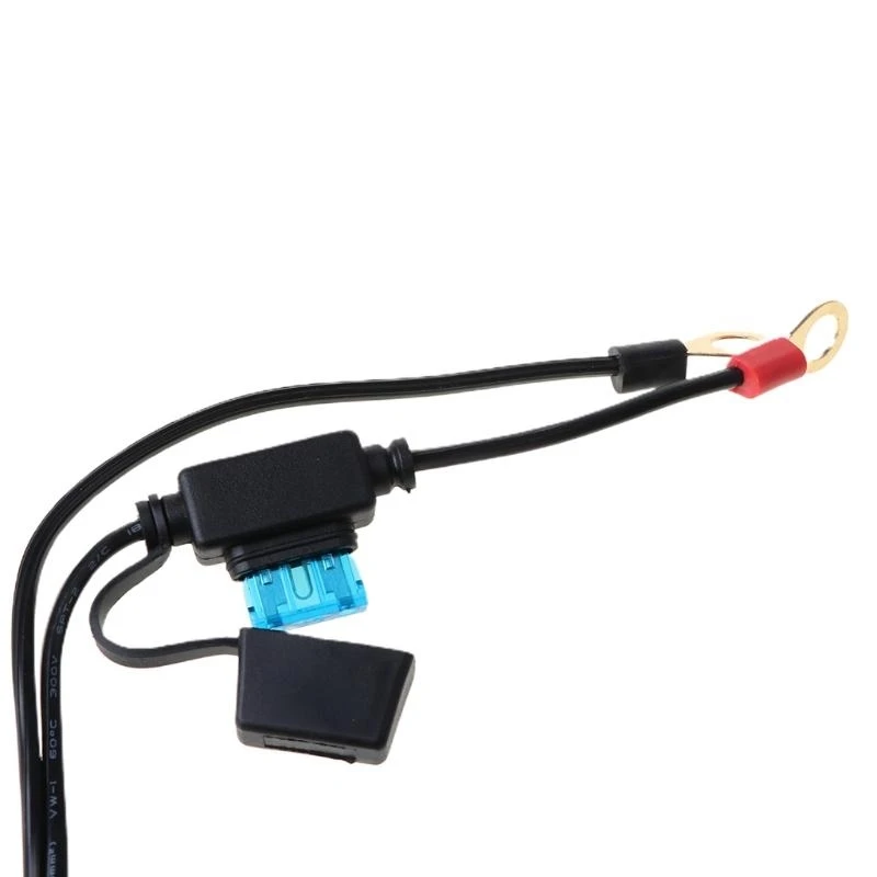 

37JE Motorcycle Battery Car Charging Line Solar Battery Cable Round Terminal SAE Line