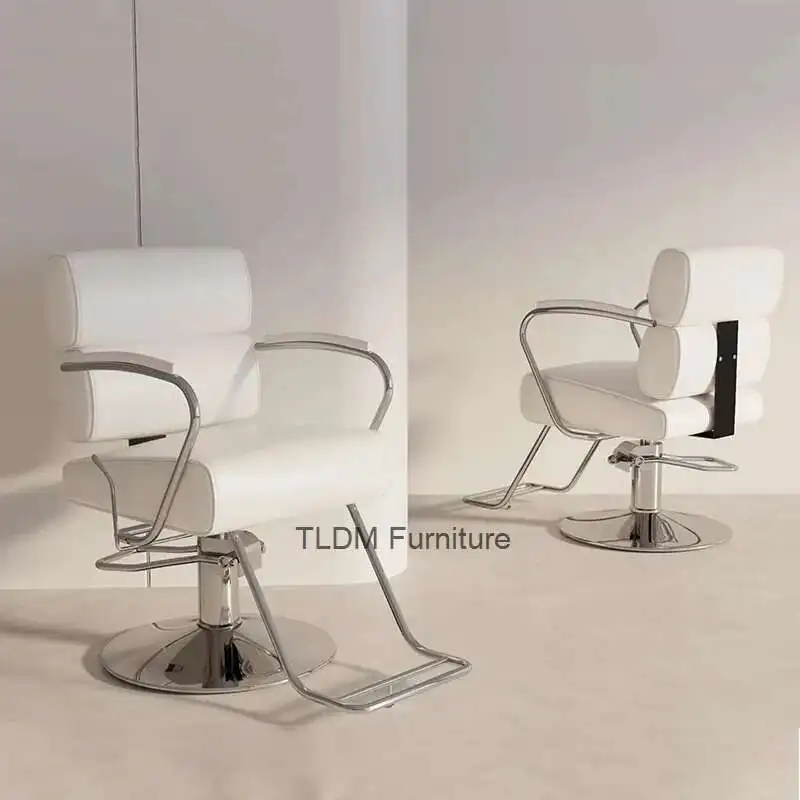 

Swivel Esthetician Barber Chairs Barbershop Stylist Equipment Chair Salon Ergonomic Armchairs For Barbershop Salon Furniture