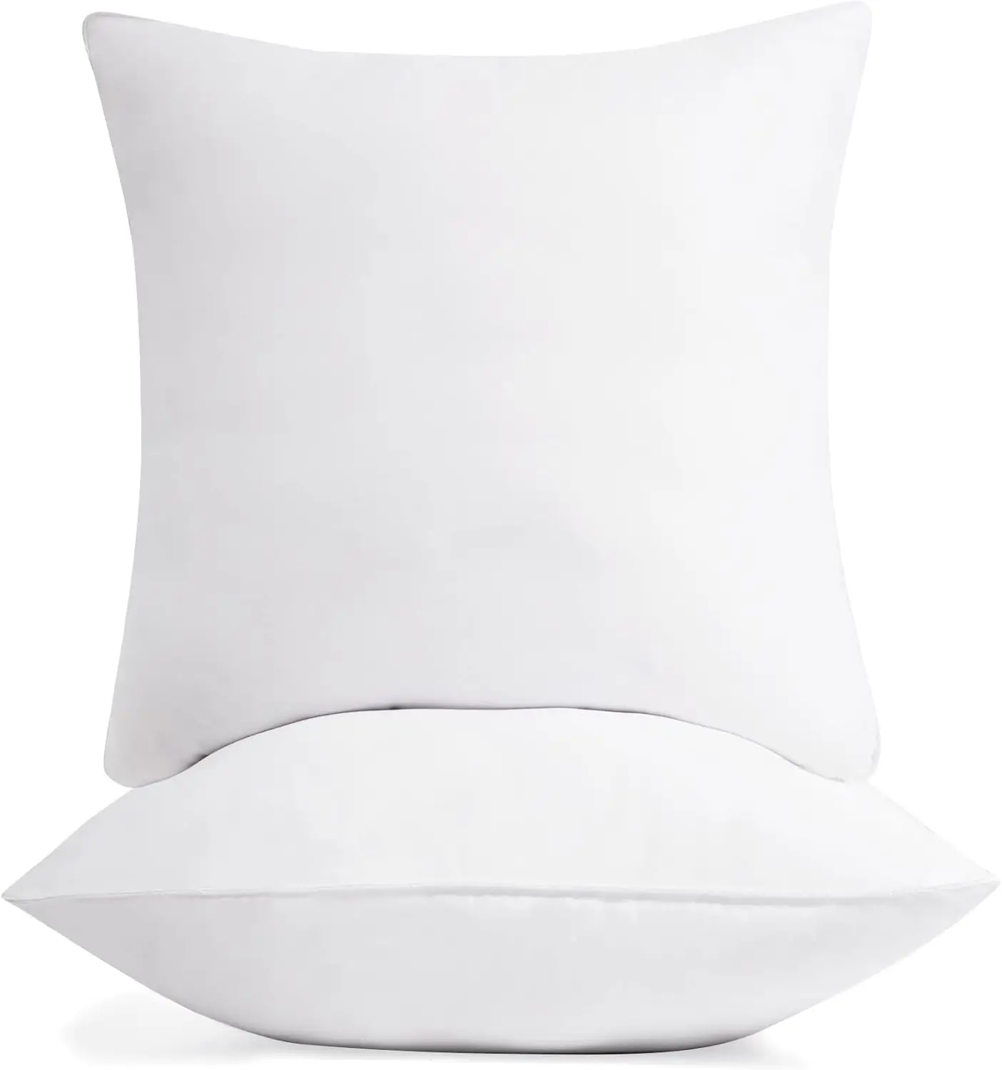 

2-Pa Premium Pillow Inserts – 22X22 H, Plush, Supportive & Soft | Square Cushion Fillers For Sofa, Bed & Couch | Hine Washable,