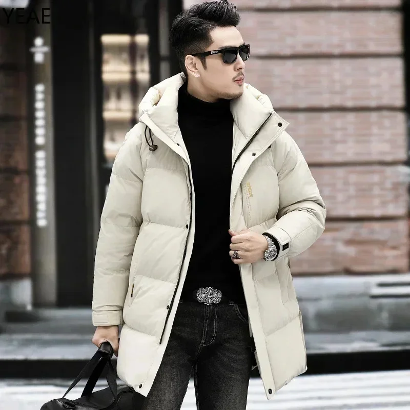 Long Down Jacket Man Goose Padding Designer Clothes Men Hooded s Winter for Male Coat Casual Sack