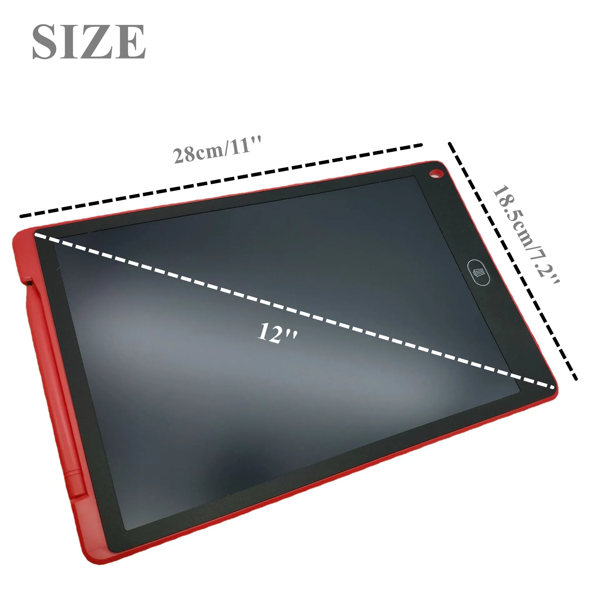 12 cali/30.48cm LCD Tablet graficzny do pisania dla dzieci, edukacyjny prezent urodzinowy