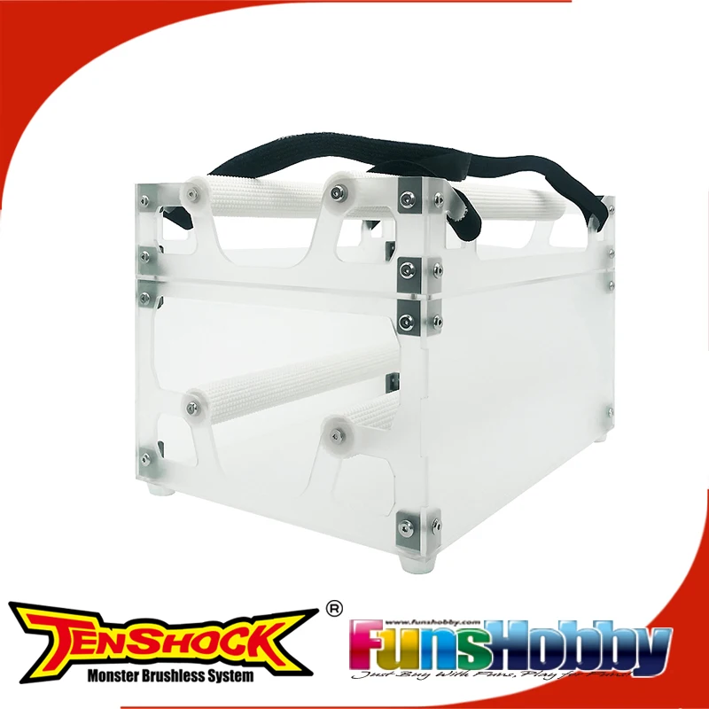 Tenshock combinação portable carrier boat titular expositor kit para mini barco mini mono mini eco