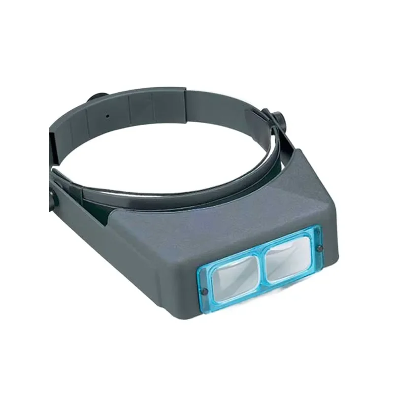 Head Mounted Jewelry Loupe Magnifier 1.75x 2.5x 2.75x 3.5x for Appraisal Inspection Hands Free Wearable Glass