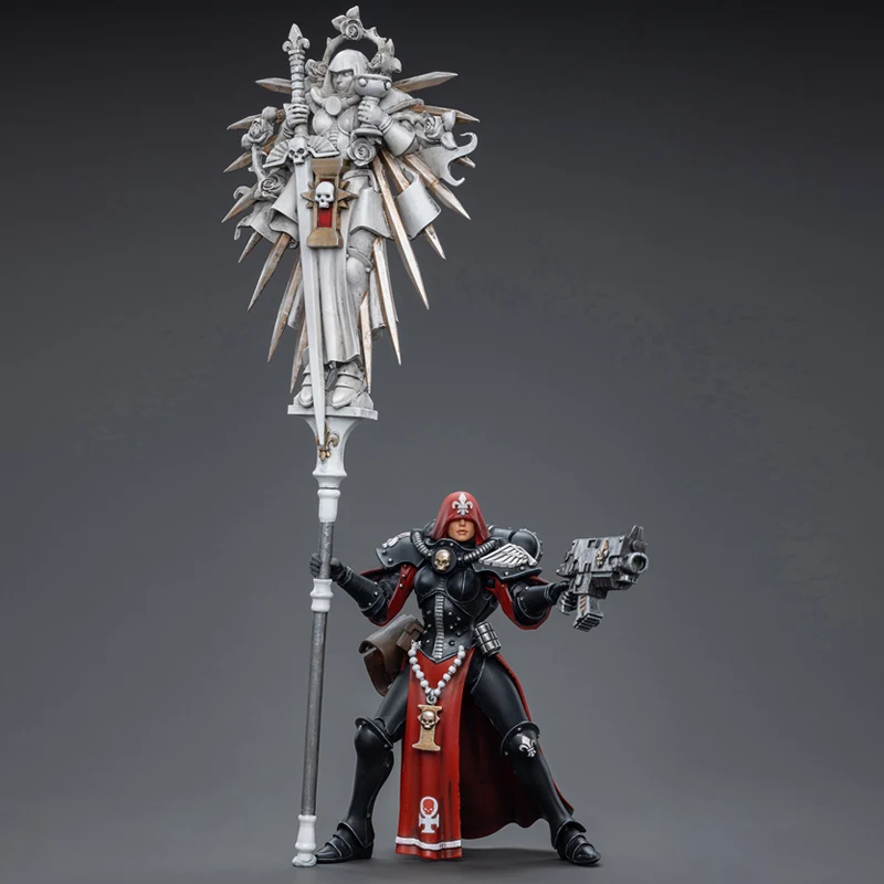 JOYTOY Warhammer 40K Adepta Sororitas 배틀 시스터 1/18 액션 피규어 Imagifier Saelon/Noyalle/Kassia/Jurel/Ludwenna 모델 완구