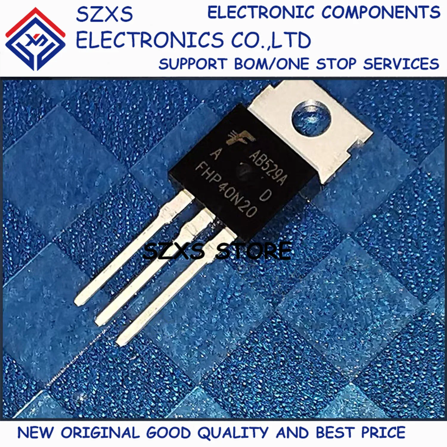 

New Original 10Pcs FHP40N20 TO-220 40A 200V MOSFET Field Effect Transistor In Stock Electronic Components Good Quality