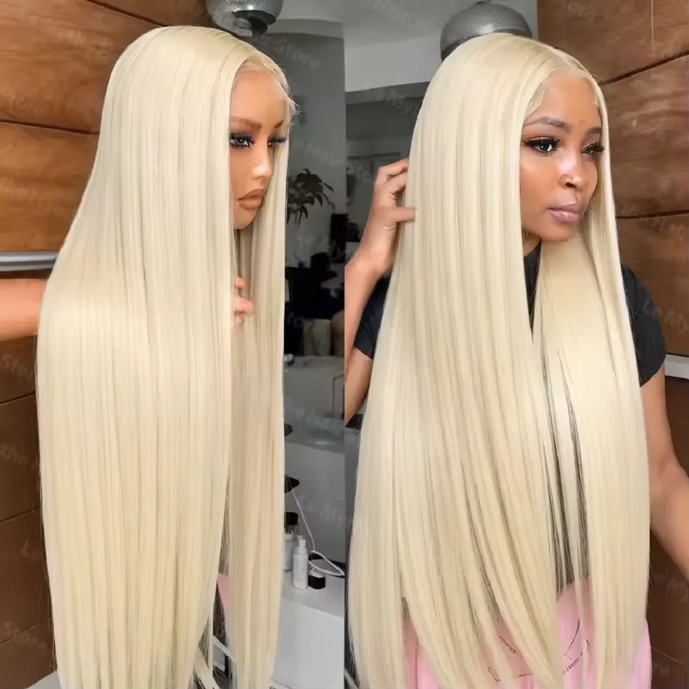 

30 Inch 613 Human Hair Wig Brazilian 13x6 Hd Lace Frontal Wig Straight Human Hair Wigs Color Honey Blonde Human Lace Front Wig